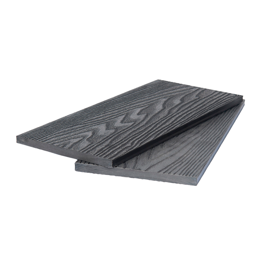 DeckWOOD универсальная доска 3D 140х10 мм (антрацит, 3м)