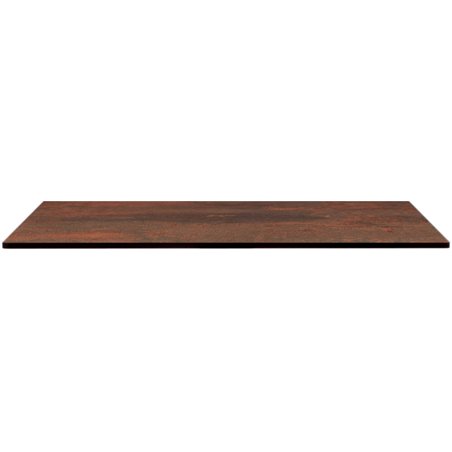 PIANO LAMINATO, столешница HPL, квадратная 80*80 (corten/кортен)