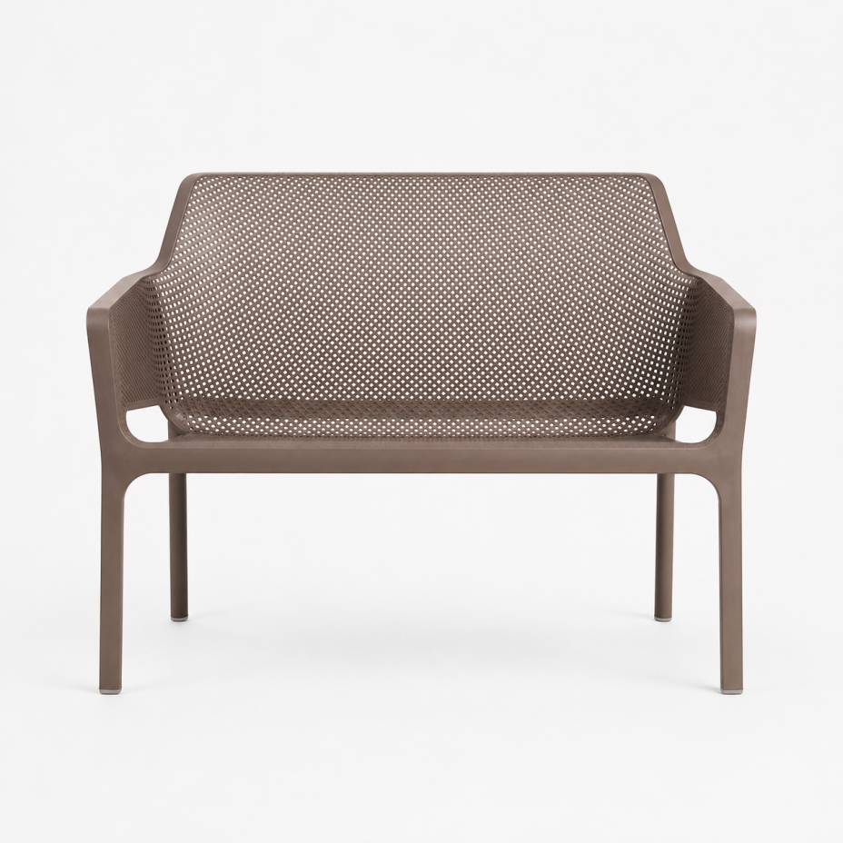 NET BENCH, скамья пластиковая (tortora/тортора)