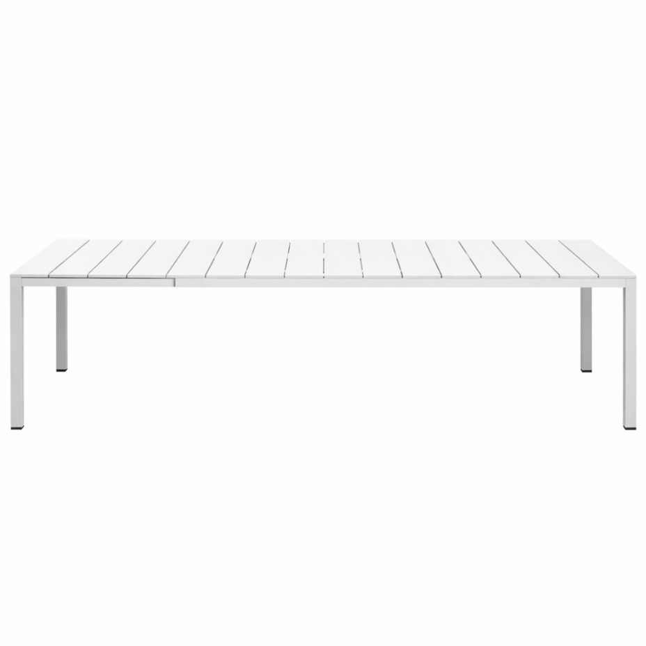 RIO ALU 210 EXTENSIBILE, стол металлический раздвижной 210 - 280 см (bianco/белый)