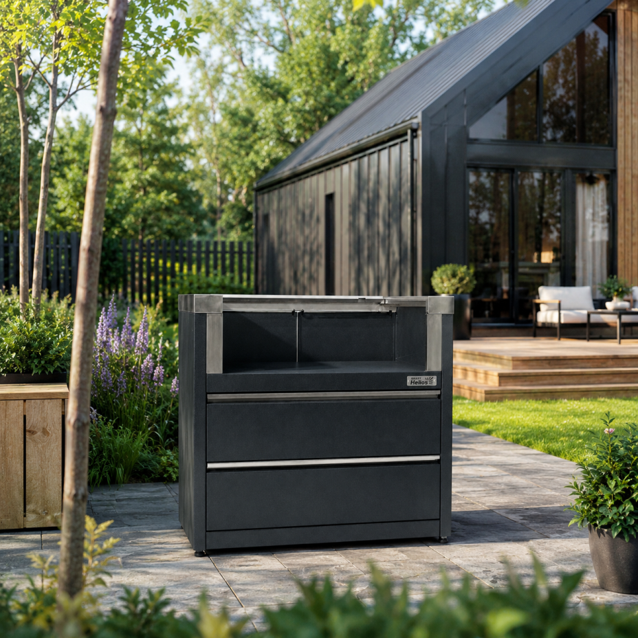 Модуль уличной кухни SMART-900 Шкаф для газового гриля Helios