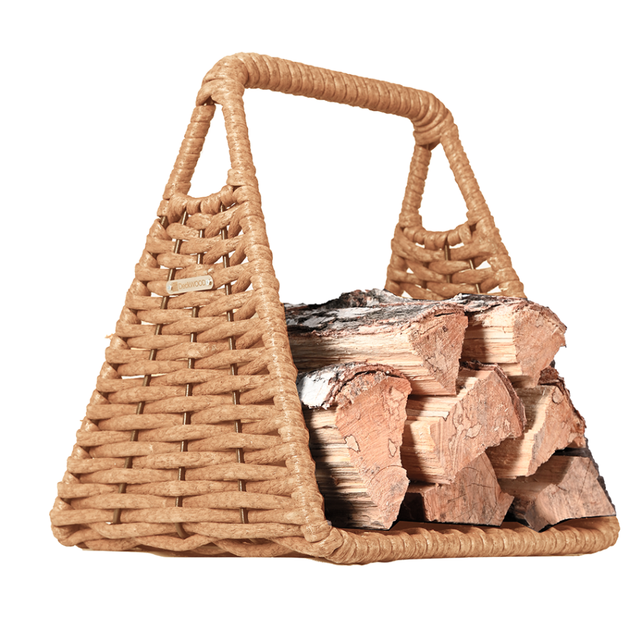 Корзина-дровница DeckWood треугольная (песочный)