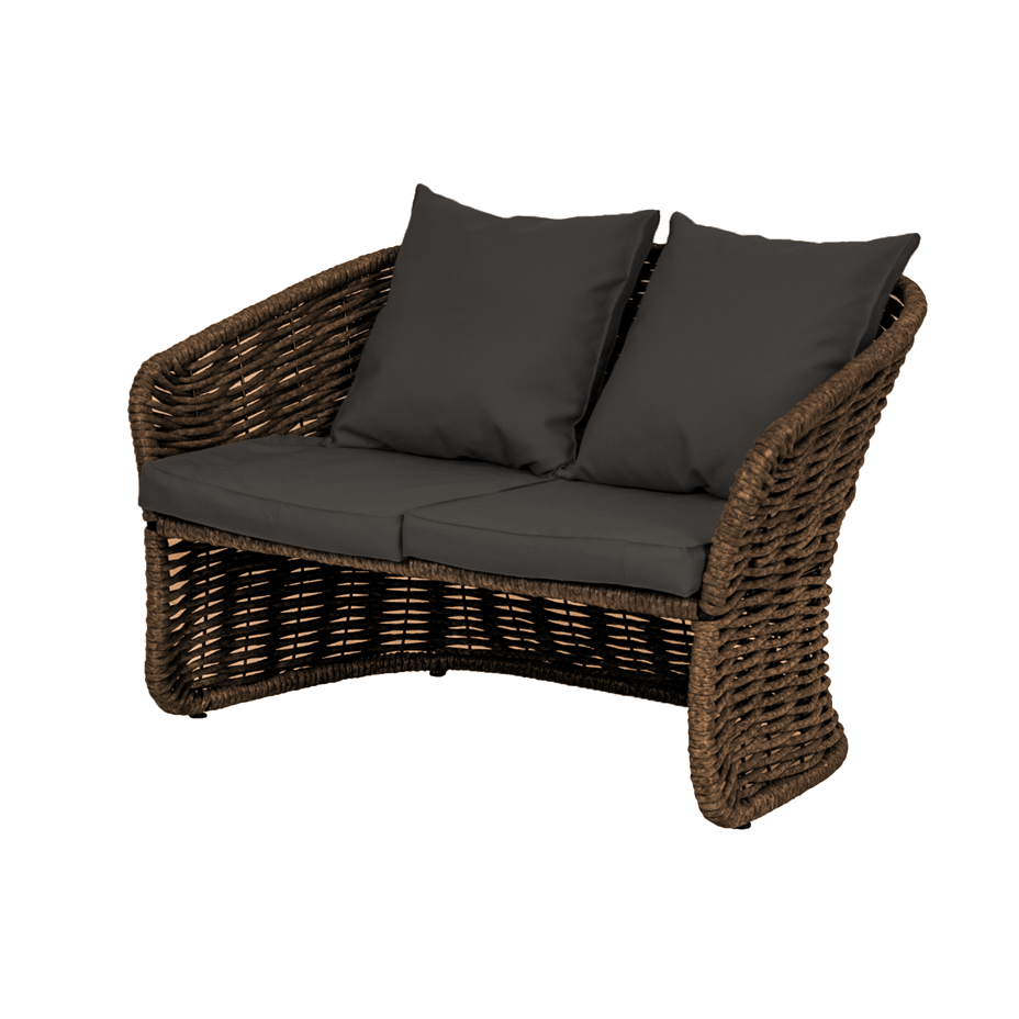 Диван Кантри двойной DeckWOOD (коричневый)