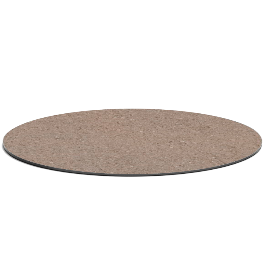 PIANO LAMINATO, столешница HPL, круглая Ø80 (tortora/тортора)