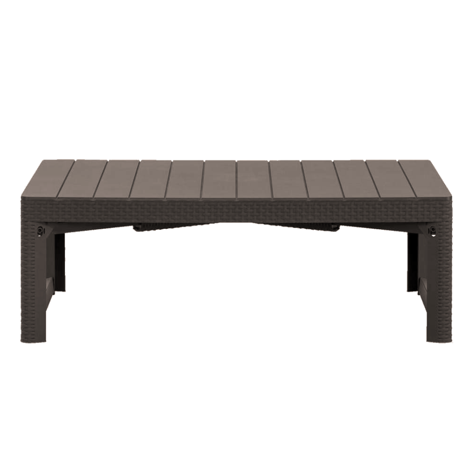 LYON TABLE RATTAN, раскладной стол (коричневый)