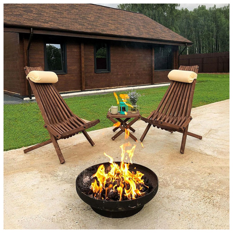 Набор деревянной мебели RELAX, 2 кресла + столик