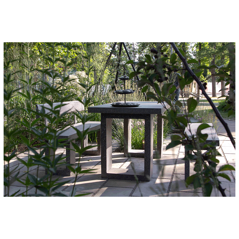 Скамья бетонная прямоугольная (SKM150)