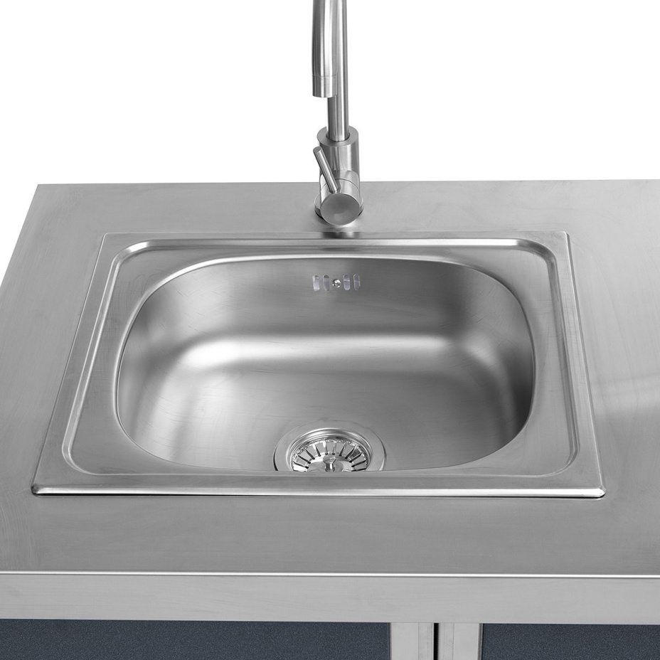 Модуль уличной кухни SMART-900 Шкаф с мойкой Helios