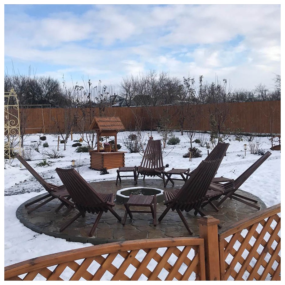 Набор деревянной мебели RELAX, 2 кресла + столик