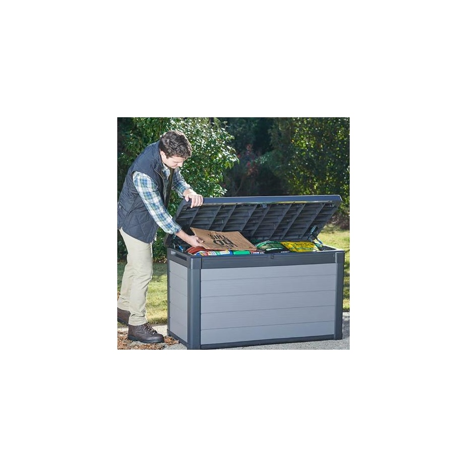 Емкость д\хранения (сундук) Cortina box 380L ( графит) (17212402) (графит)