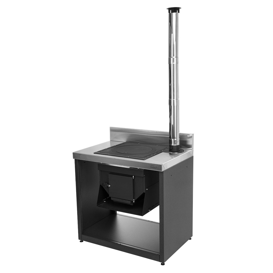 Модуль уличной кухни SMART-900 Печь под казан Helios