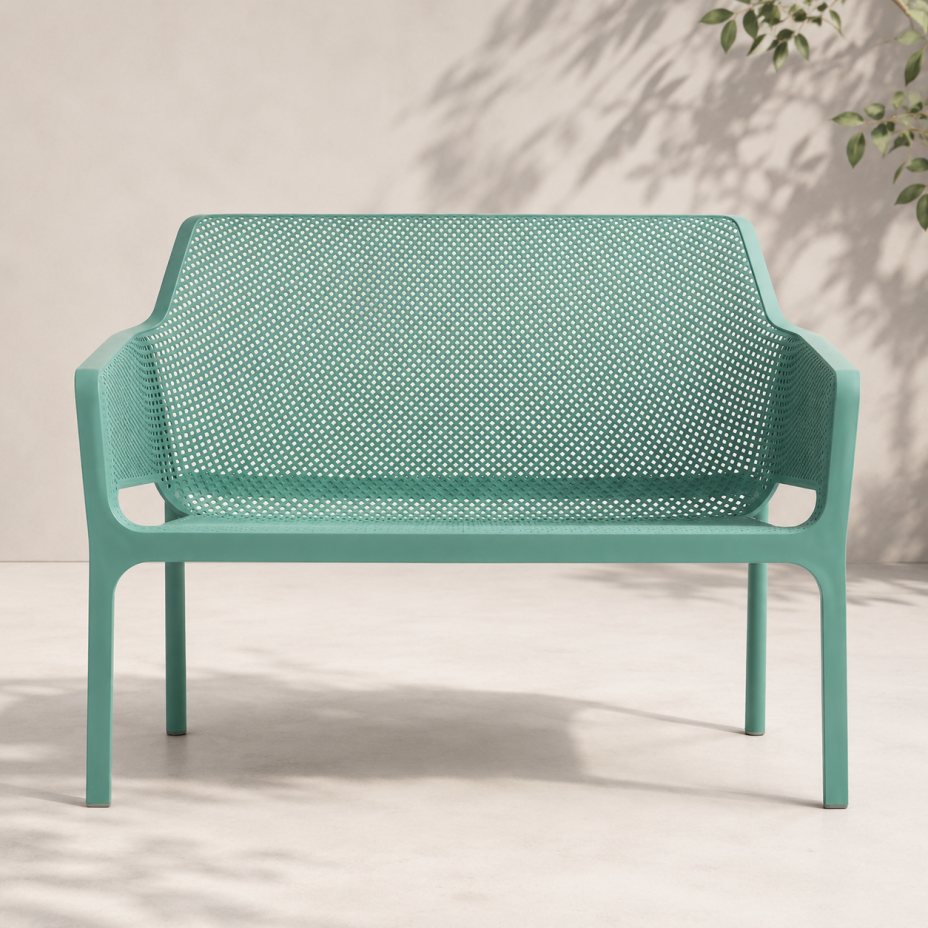 NET BENCH, скамья пластиковая (salice/ива)