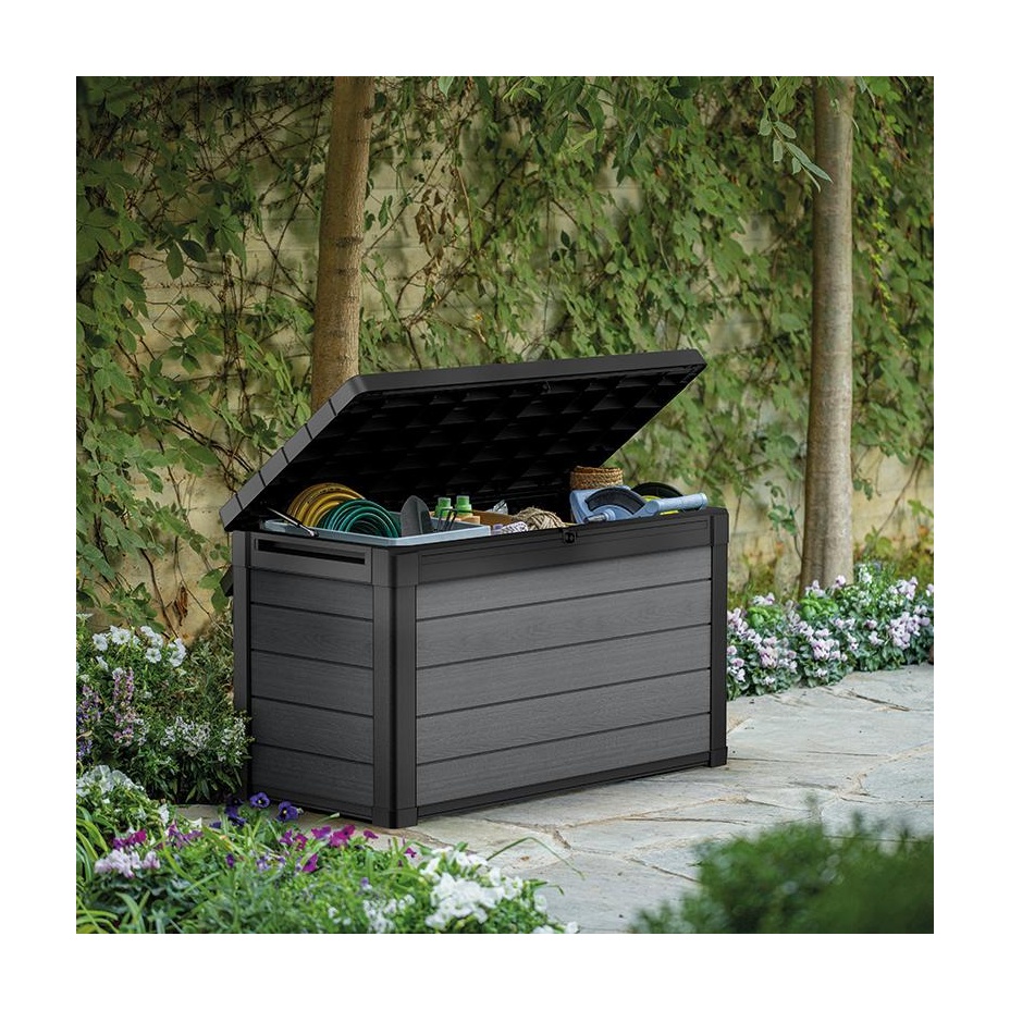 Емкость д\хранения (сундук) Cortina box 380L ( графит) (17212402) (графит)