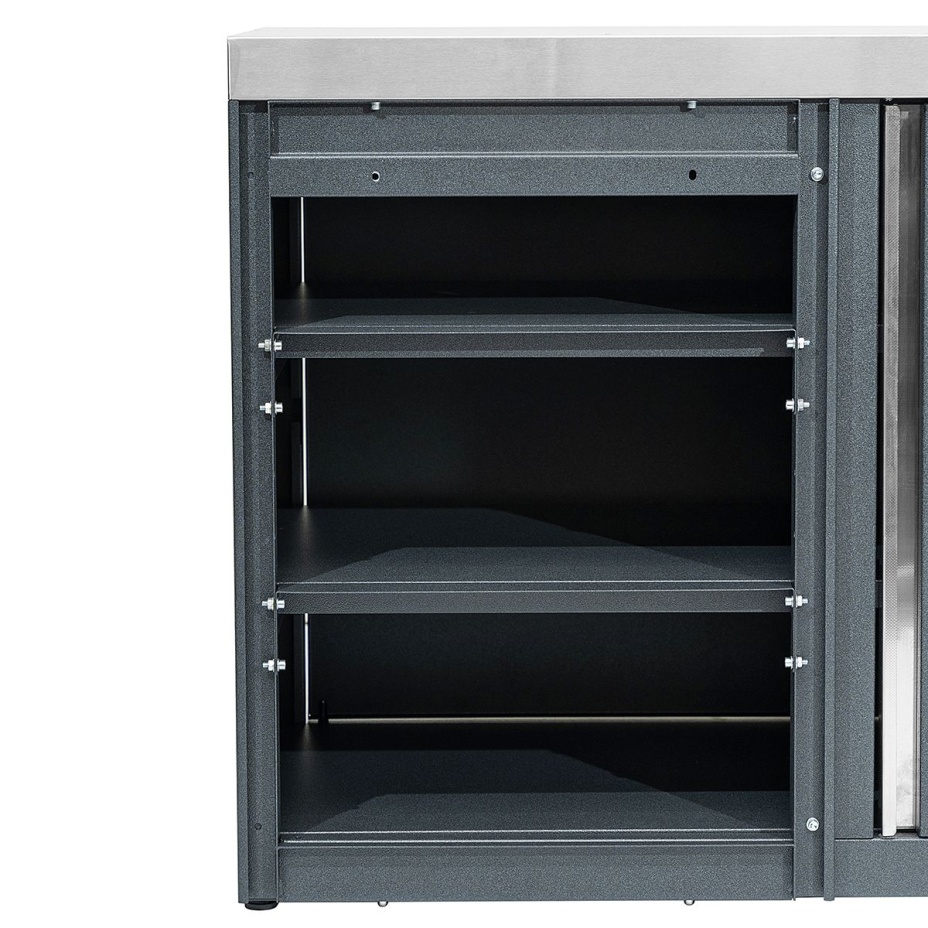 Модуль уличной кухни SMART-1200 Шкаф угловой универсальный Helios