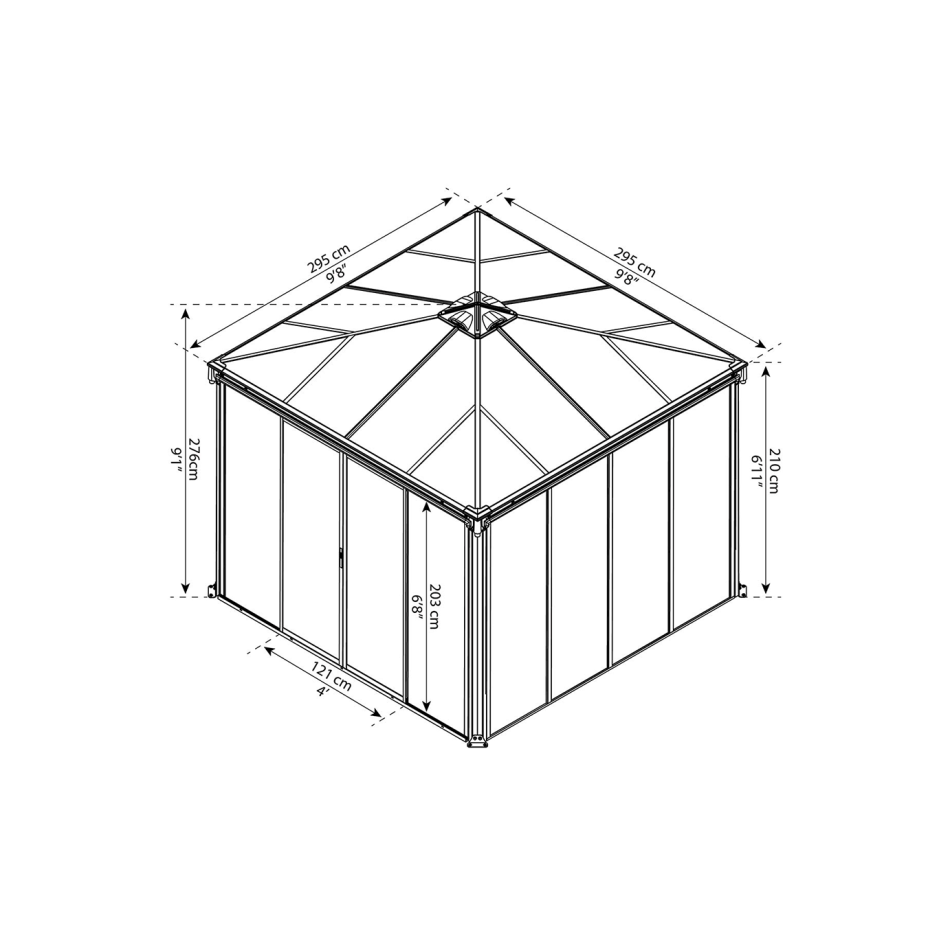 Беседка Palram – Canopia Ledro 3000