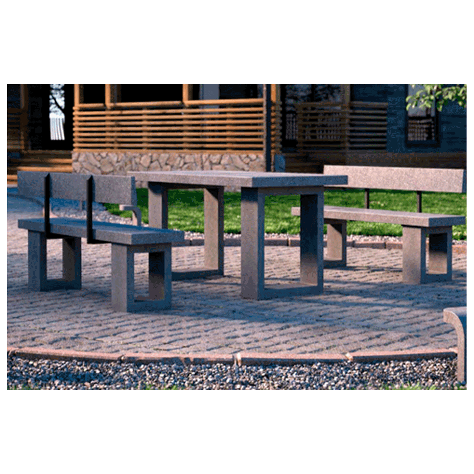 Комплект мебели из бетона