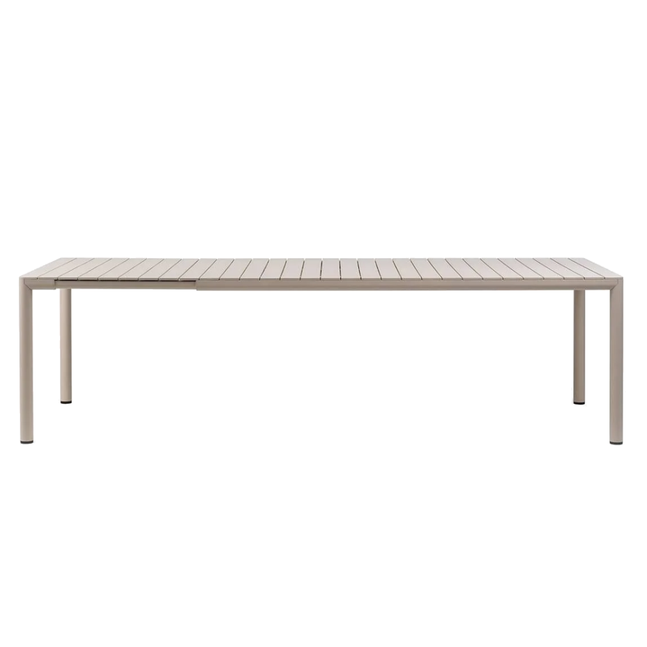 Tevere 210 Extensible, стол металлический раздвижной 211 - 275 см (corda/бежевый)